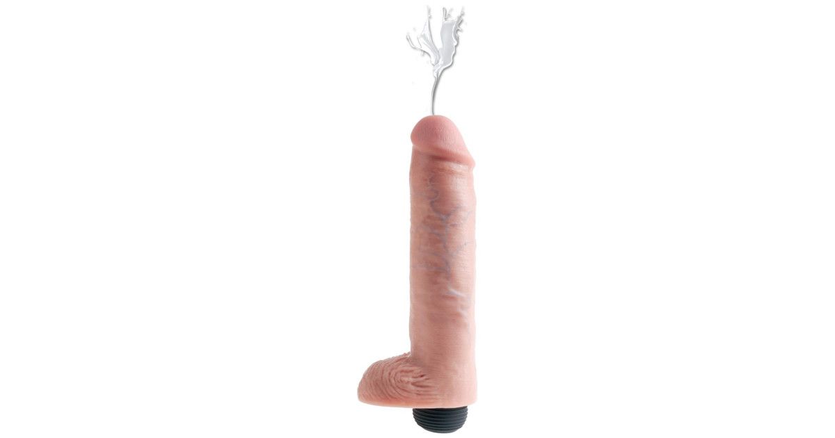 K P King Cock Sprutande Dildo Cm Dildo Mshop Se