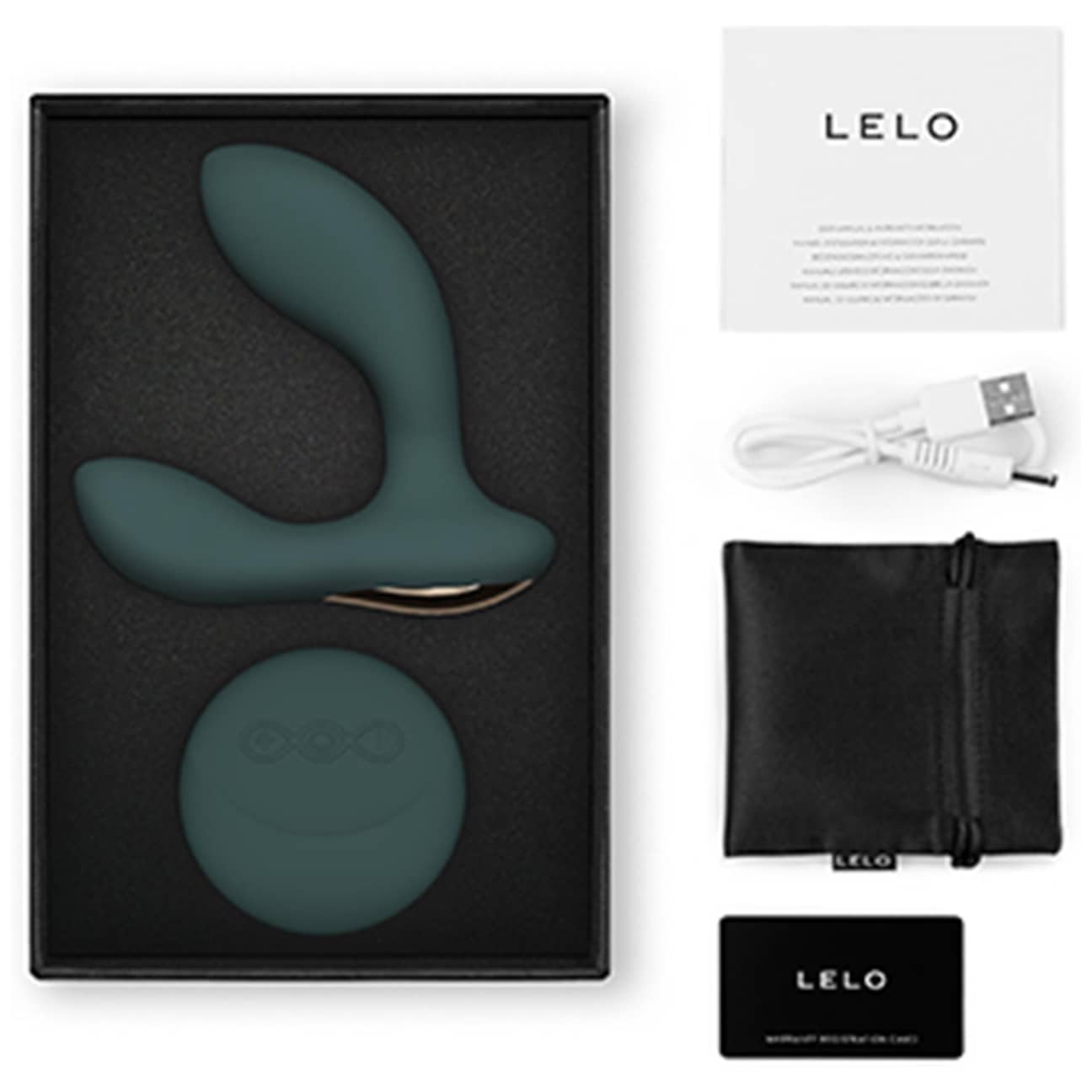 Lelo Hugo 2 Remote Green med SenseMotion-fjärrkontroll