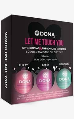 Massageolja Dona Let Me Touch You Gift Set (3x30 ml)