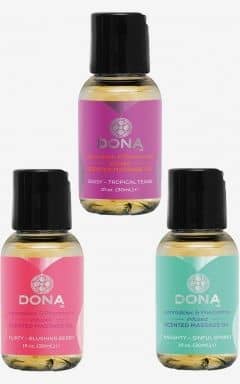 Massageolja Dona Let Me Touch You Gift Set (3x30 ml)