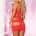 Nocturnal Seamless Mini Dress Red O/S