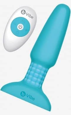 Anala sexleksaker B-Vibe Rimming Plug Blue