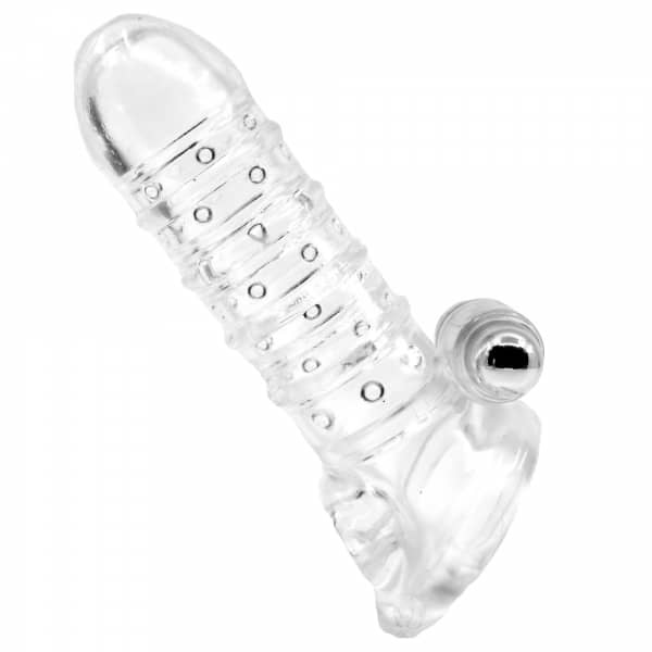 Ribbed Vibro Penis Sleeve