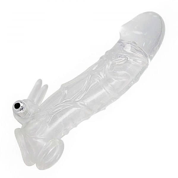 Crystal Skin Penis Sleeve Vibro