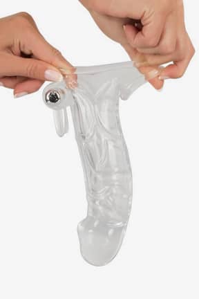 Alla Crystal Skin Penis Sleeve Vibro