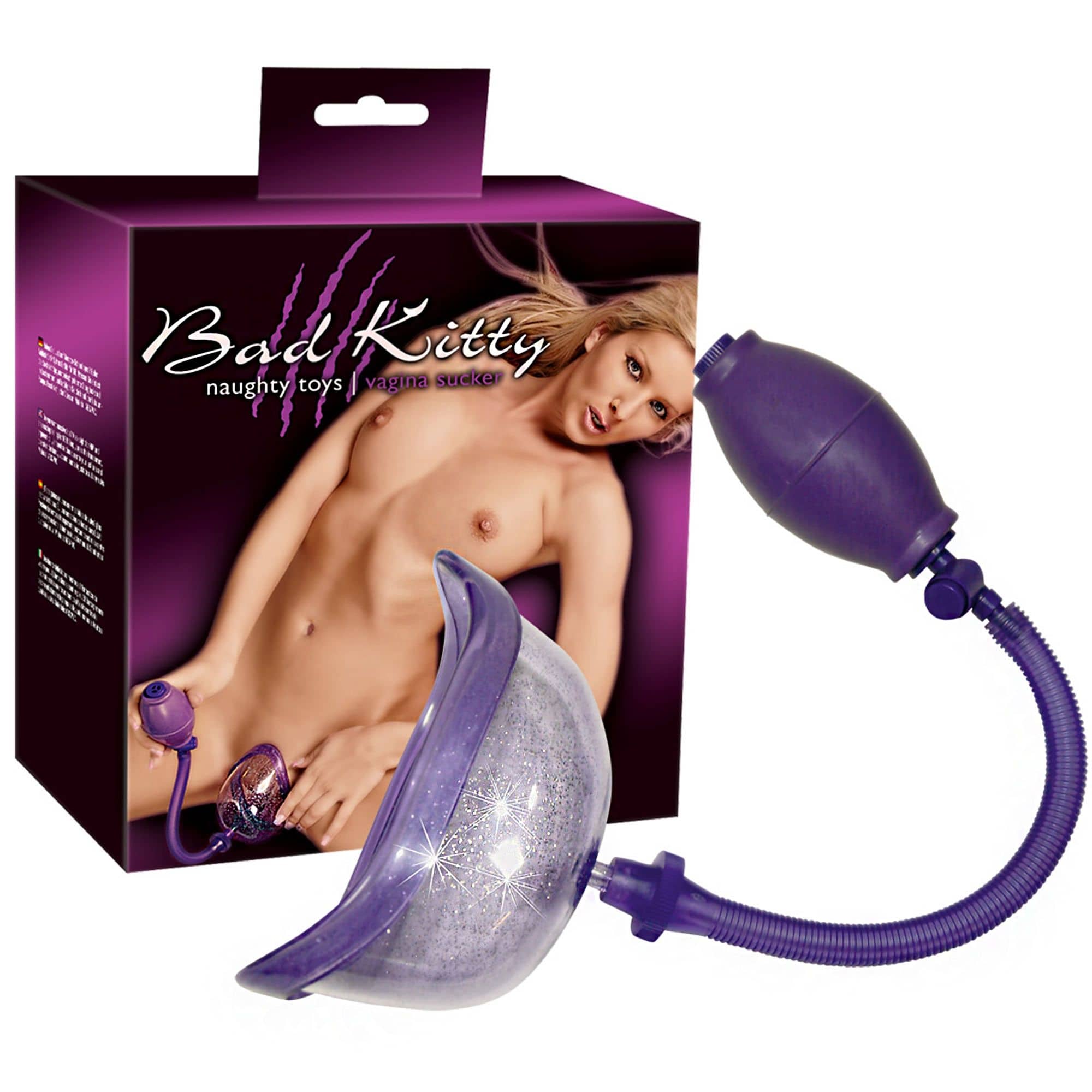 Вагинальная помпа с грушей Orion Bad Kitty Pussy Sucker Mini  5208450000 - Bad Kitty - Для клитора - Купить