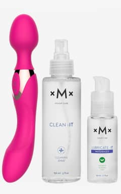 Kits Erotisk massage  Bodywand - med glid & rengöring