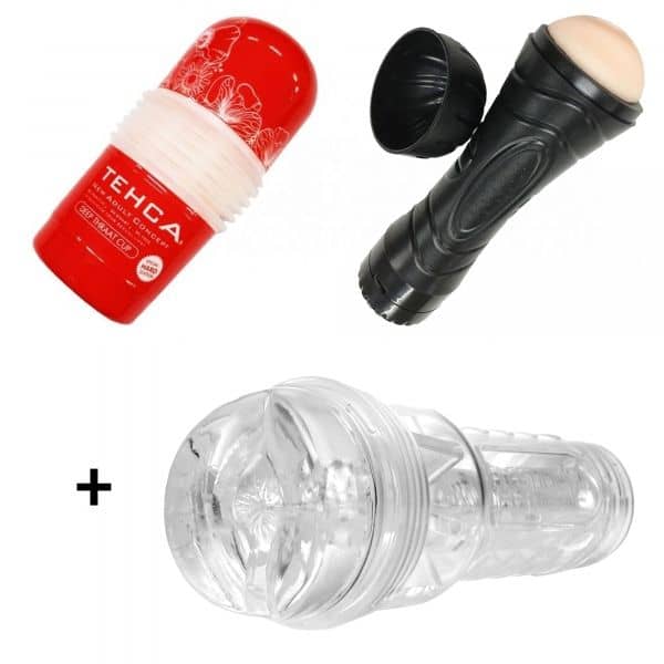 Ice Butt Crystal + Techa Masturbator + Pussy to go