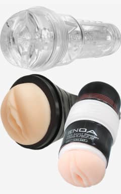 Fleshlight Ice Butt Crystal + Techa Masturbator + Pussy to go