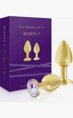 Analplugg  & Buttplug RS - Soiree - Booty Plug Luxury Set 2x Gold