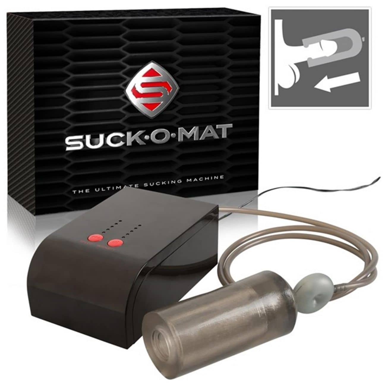 Suck-O-Mat 1.0 detalj, silikonhölje