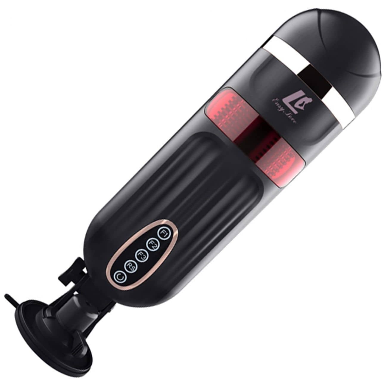 Automatic Luxury Masturbator svart – vinkel 1
