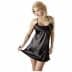 Satin Neglige Schwarz