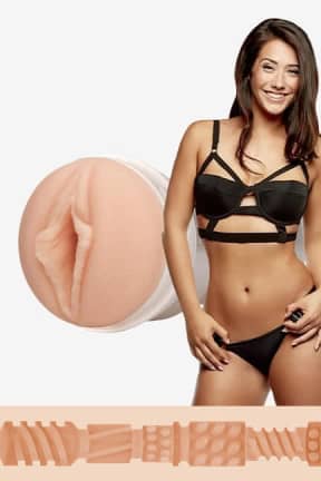 Kampanjer Fleshlight Eva Lovia Sugar - Föreställ dig Eva Lovia på knä framför dig - utsökt tajt och texturerad, med justerbart tryck som får dig att tappa kontrollen. Den diskreta Fleshlight lösvaginan bjuder på en natt du sent glömmer.