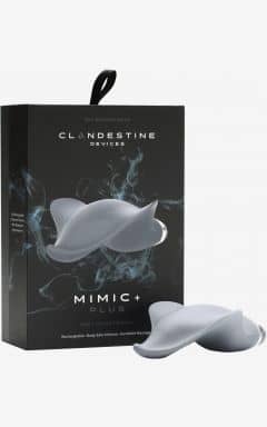För par Clandestine Mimic Plus Massager Stealth Grey