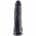 King Cock Cock svart dildo 25 cm