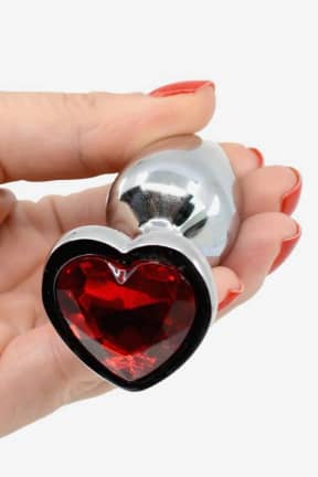 Analplugg & Buttplug Love Steel Plug with Crystal