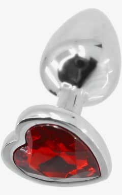 Analplugg & Buttplug Love Steel Plug with Crystal