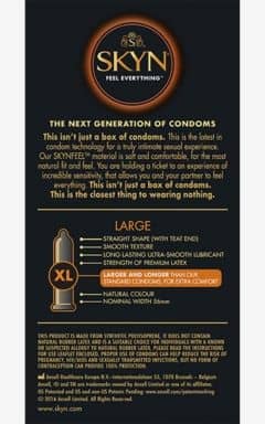 Kupong Skyn Condoms Large 10-pack