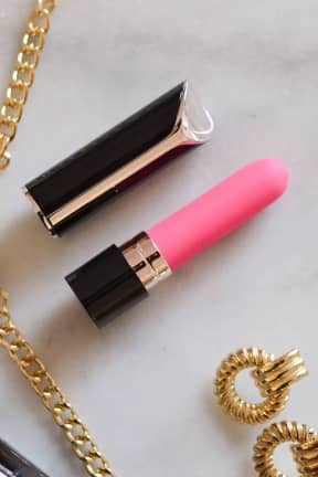 För kvinnor Hot Lipstick Vibrator
