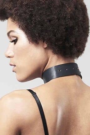 Alla Bijoux Indiscrets - Maze Wide Choker Black