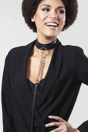 Alla Bijoux Indiscrets - Maze Wide Choker Black