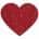 Nipple Sticker Heart Red