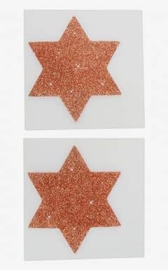 Kroppssmycken Nipple Sticker Star Copper