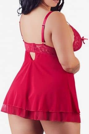 Alla Babydoll Lace Red