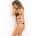 Peep Show Strap & Lace Teddy S/M