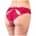 Briefs Crotchless Lace Red S