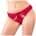 Briefs Crotchless Lace Red M