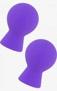 BDSM Lit-Up Nipple Suckers Small Purple