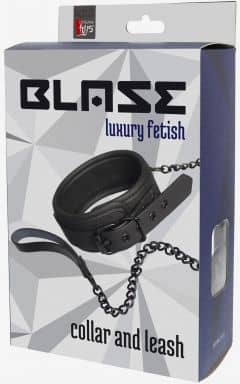 Bondage Blaze Collar and Leash Black