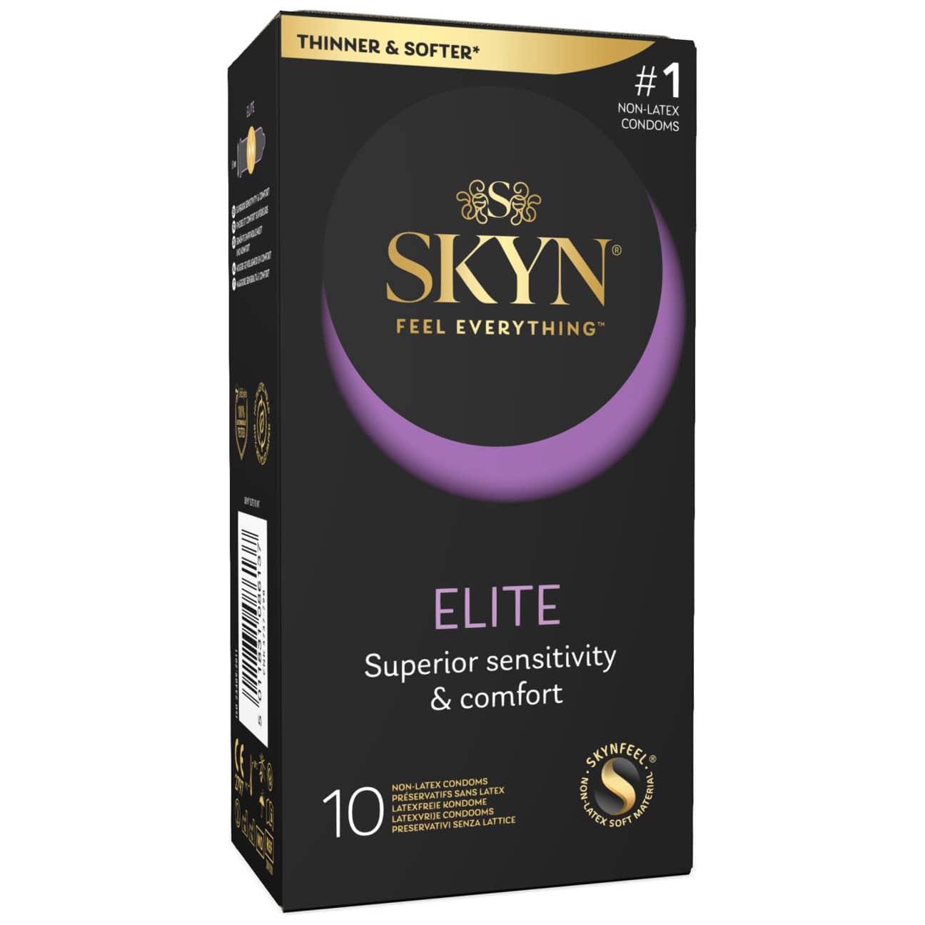 Skyn Elite 10-pack kondomer sidovy