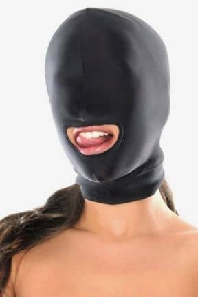 BDSM FF Spandex Open Mouth Hood 
