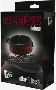 Alla BDSM Halsband Blaze Deluxe Collar & Leash