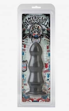 Sexleksaker för män American Bombshell B7 Tango Butt Plug Grey Os