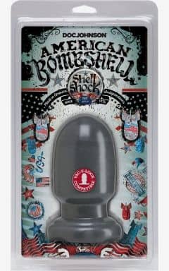 Analplugg  & Buttplug American B Shellshock Small Gun Met