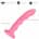 Ripples Silicone Dildo Pink