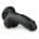 Realistic Dildo Black 15 cm