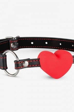 Gagball Heart Ball Gag - Black/Red