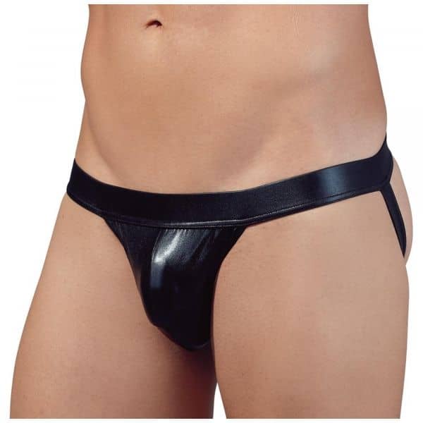 Jockstrap Wetlook Black S