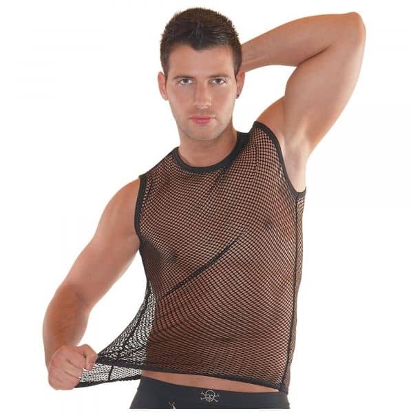 Net Tank Top Black XL/2XL