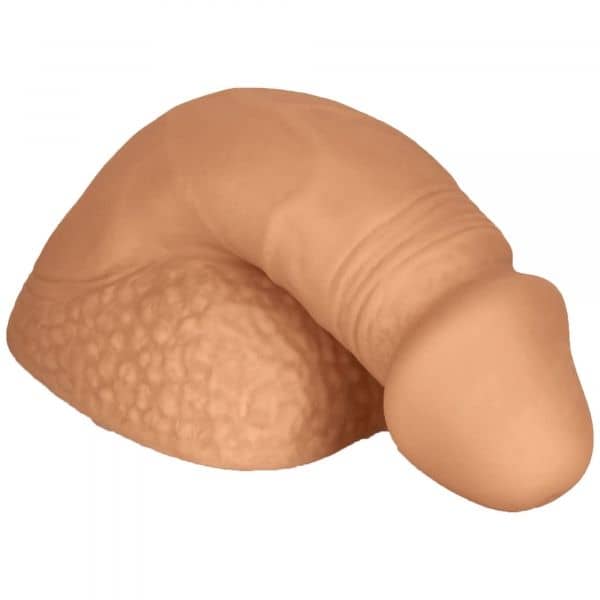 Silicone Packing Penis 4" Caramel