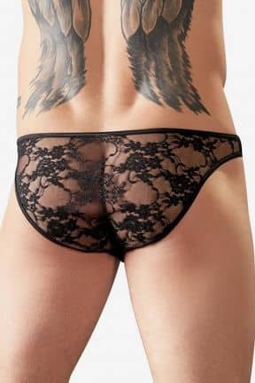 Sexiga Underkläder Brief Lace Black