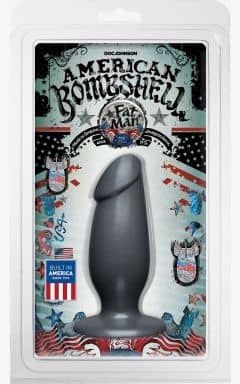 Buttplug American B Fat Man Gun Metal