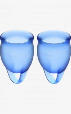 Alla Satisfyer Feel Confident Menstrual Cups Blue