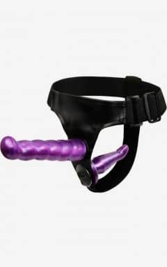 Dildo Double Strap On Purple