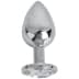 Pleasure Steel Plug With Crystal